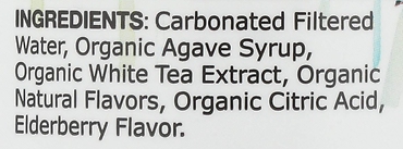 Petal Sparkling Beverage, White Tea Elderberry Flower