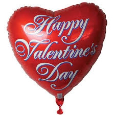 Happy Valentines Mylar Balloon