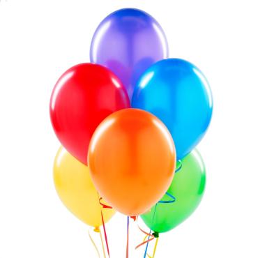 Plain Assorted Latex Balloons