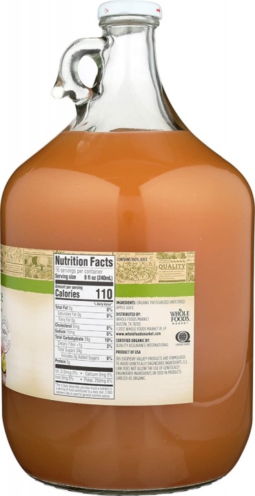 Apple Juice | Organic|1 Gal. - Pasteurized|