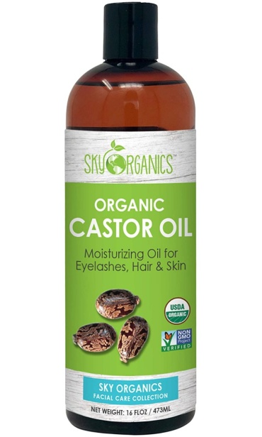 Castor Oil Cold Pressed|USDA Organic|16 oz.|