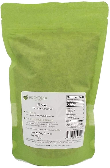 Hops|Biokoma |Dried Flowers|50g|100% Pure & Organic|