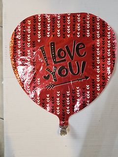 Red Heart I Love You Mylar Balloon